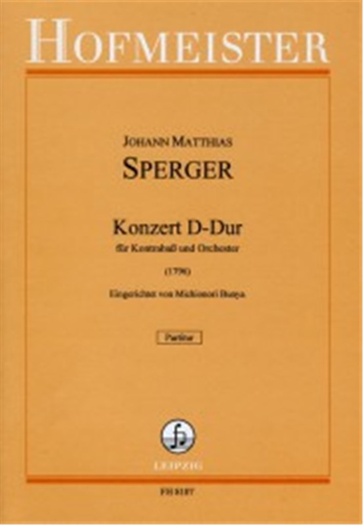 Konzert Nr. 15 D-Dur für kontraBass & Orchester