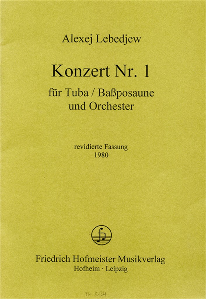 Konzert Nr. 1 für Tuba (Baposaune) und Orchester