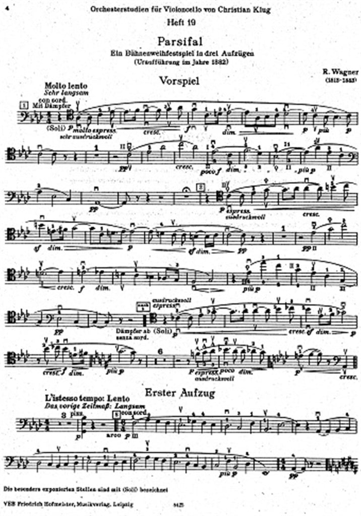 Orchesterstudien für ViolonCello, Heft 19