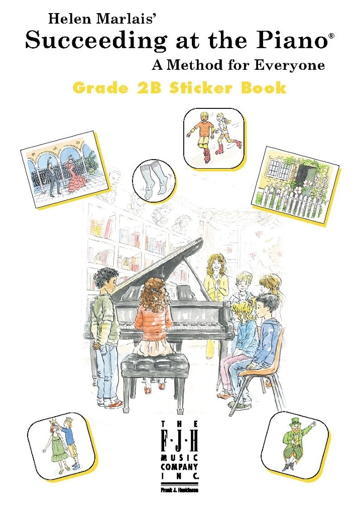 Succeeding At The Piano - Grade 2B Sticker Book