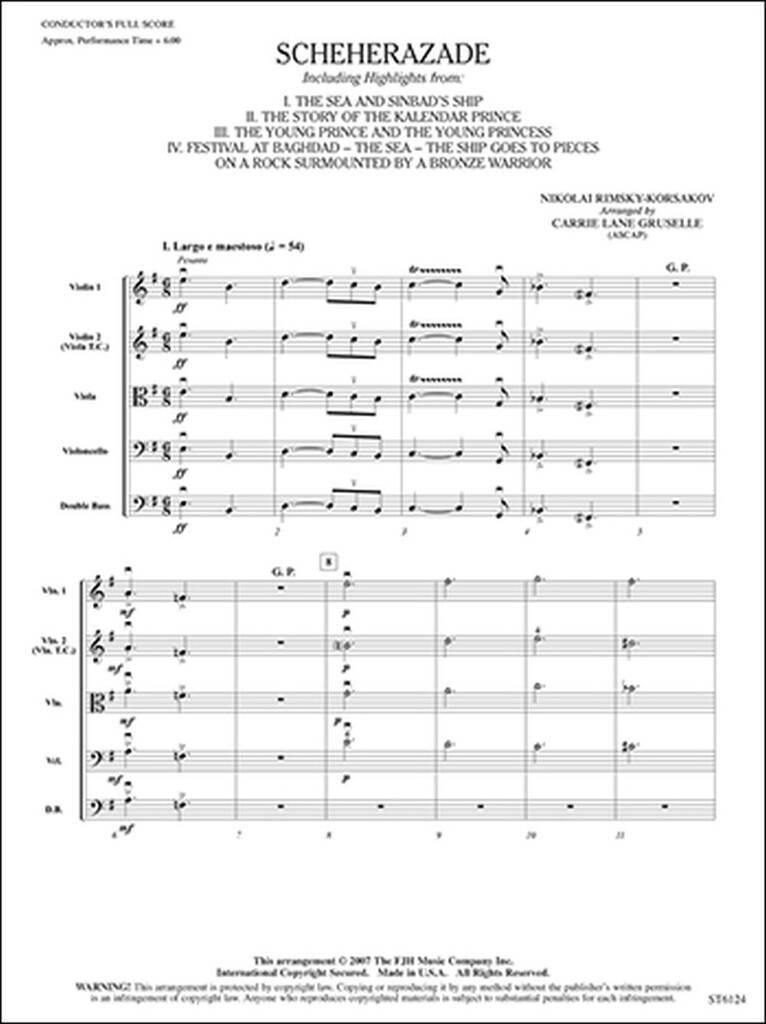 Scheherazade (String Orchestra)