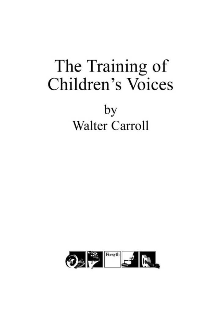 The Training of Children's Voices