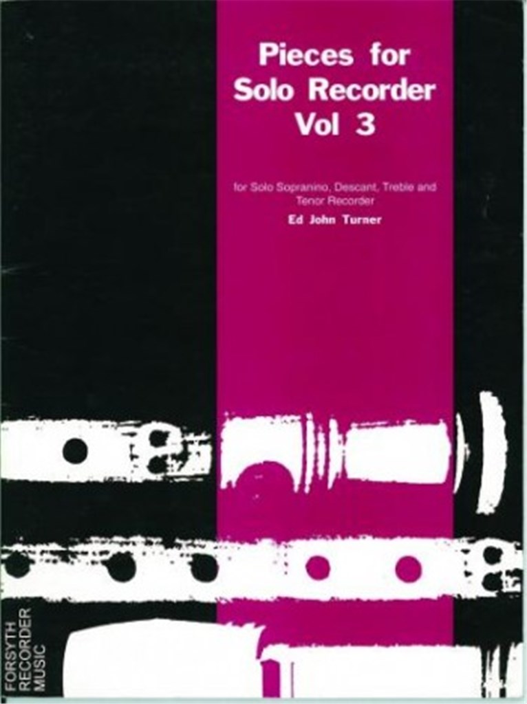 Vol.3 Pieces for Solo Recorder