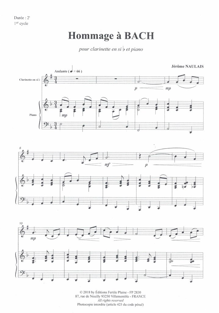 Hommage À J.S. Bach
