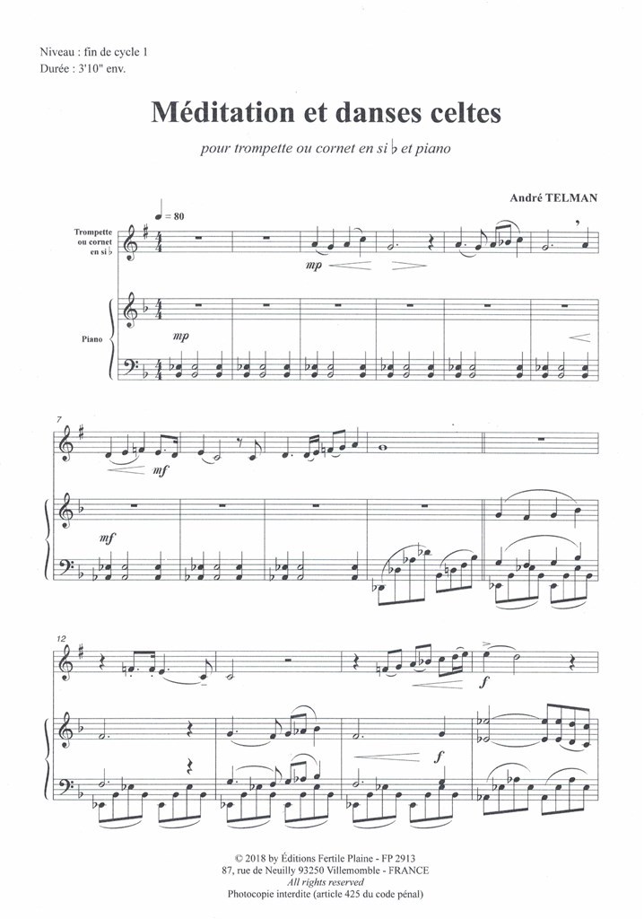 Méditations, Danses Celtes