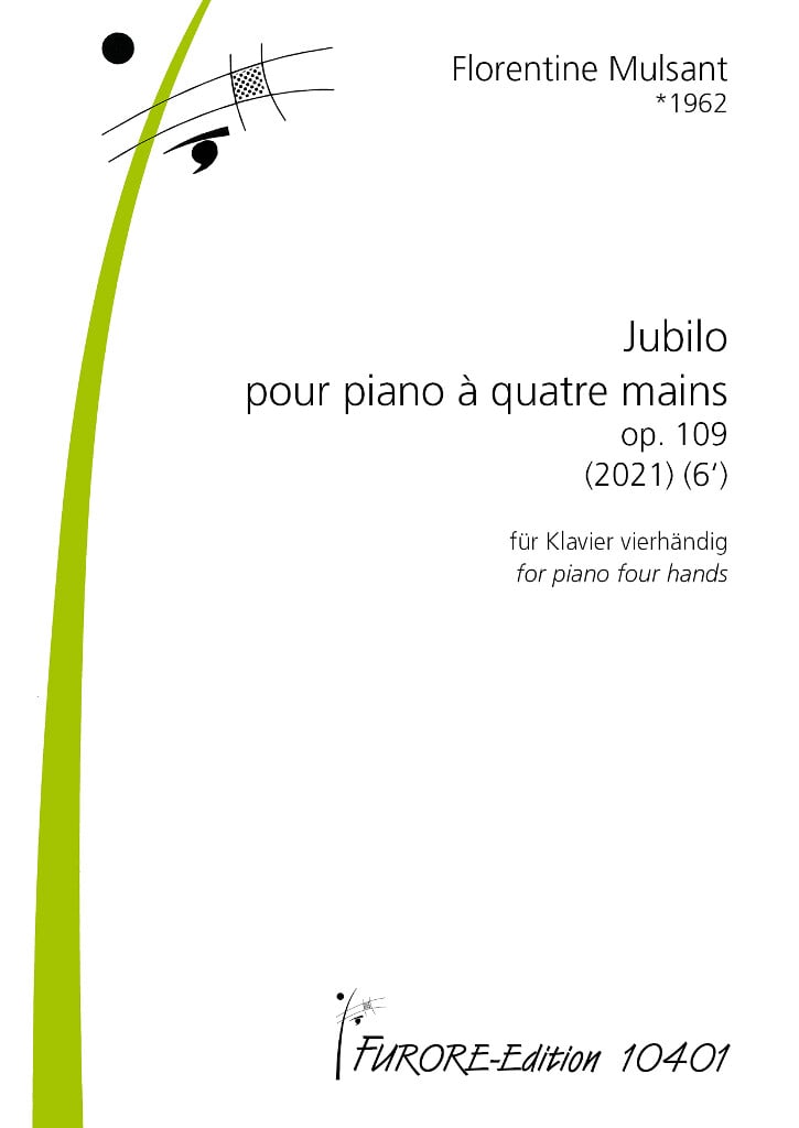 Jubilo pour piano à quatre mains op. 109
