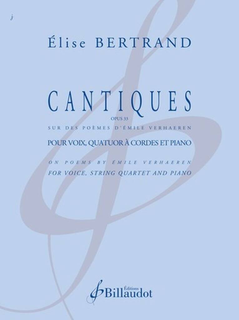 Cantiques - Opus 33