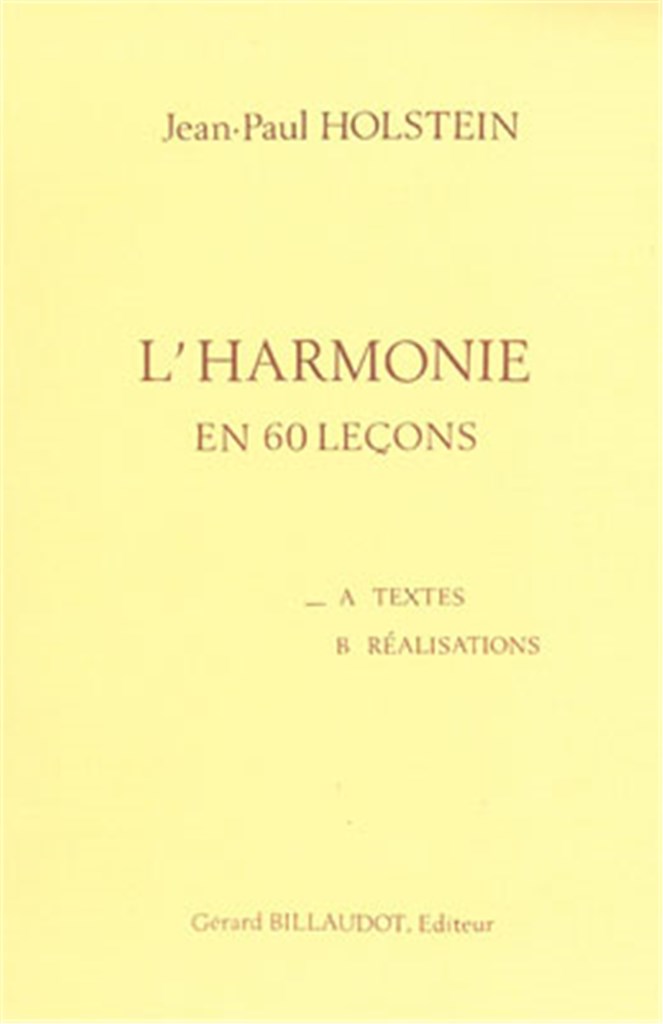 L'Harmonie En 60 Lecons A - Textes
