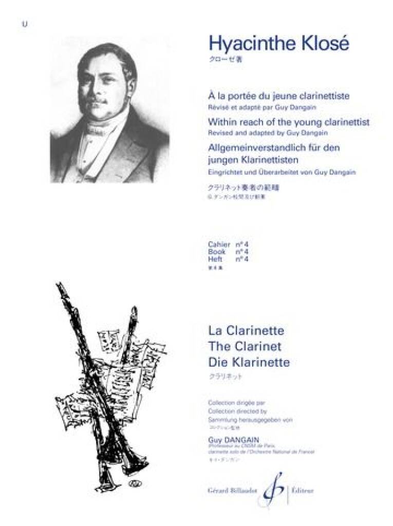 A La Portee Du Jeune Clarinettiste Volume 4