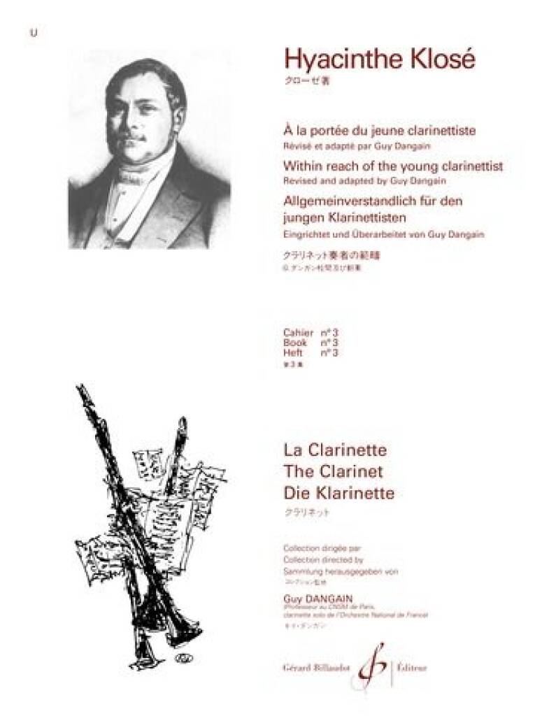 A La Portee Du Jeune Clarinettiste Volume 3