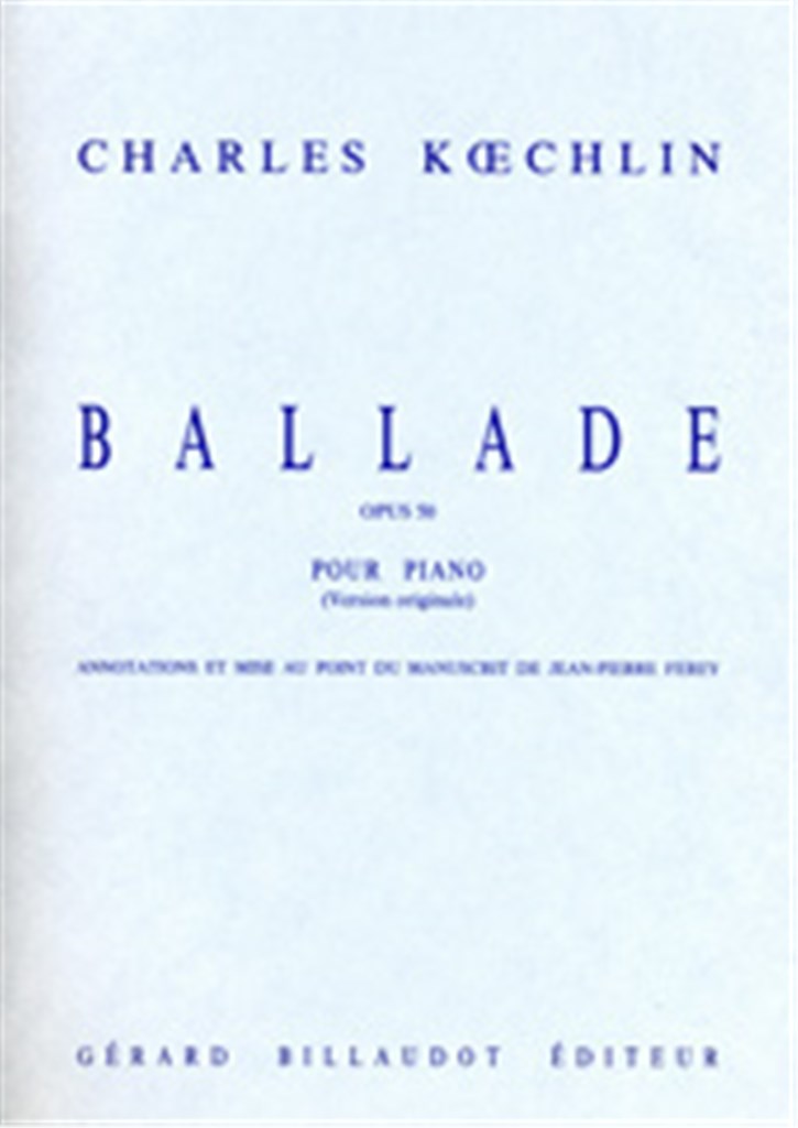 Ballade, Opus 50