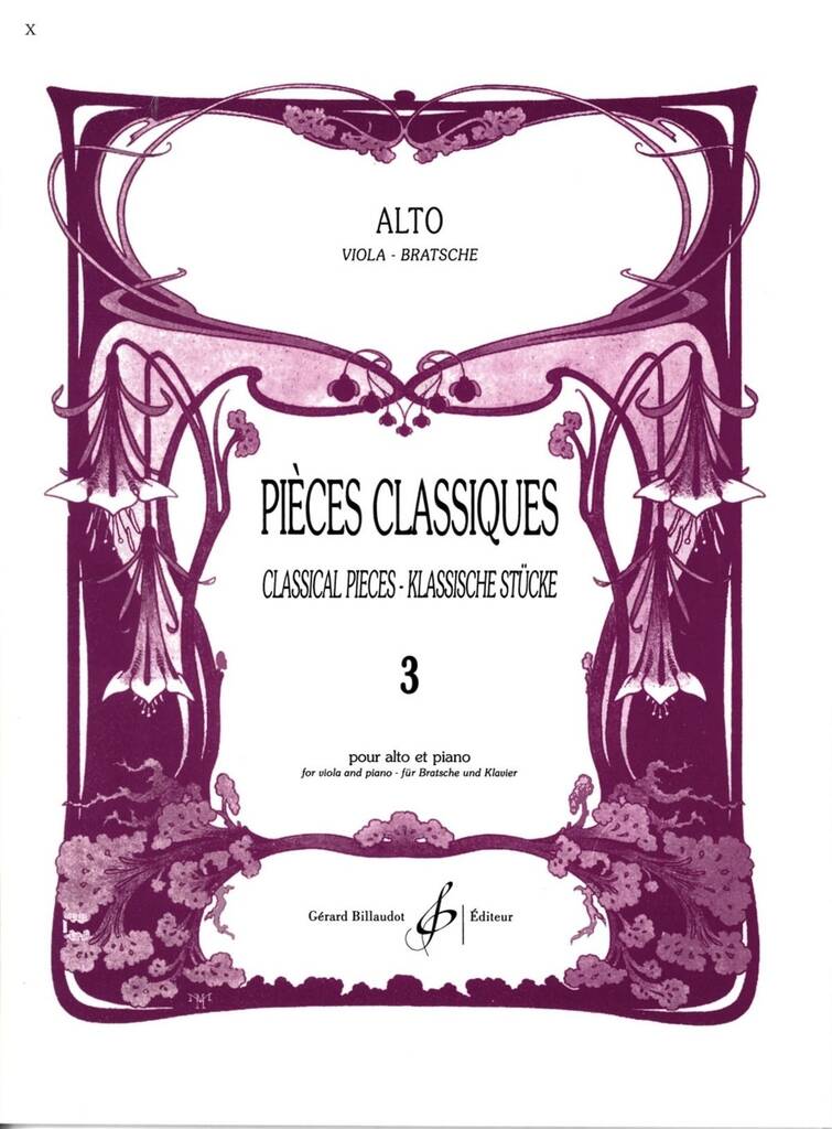 Pieces Classiques Volume 3