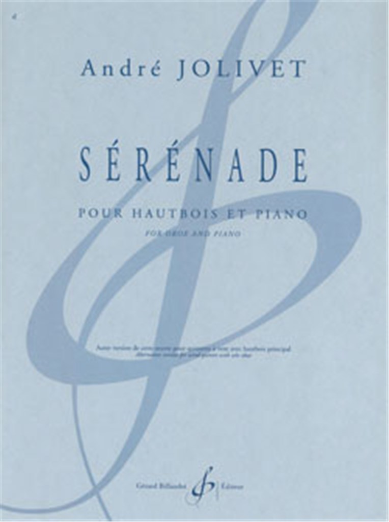 Serenade Pour Hautbois Et Piano