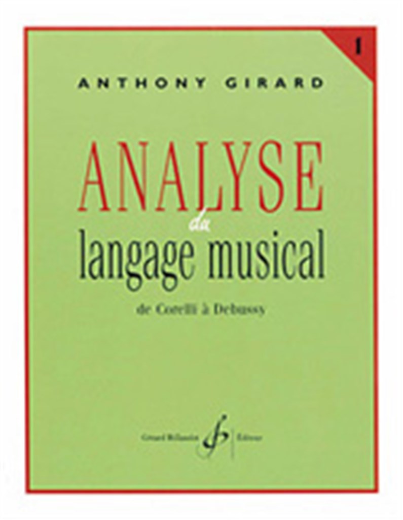 Analyse Du Langage Musical Vol.1