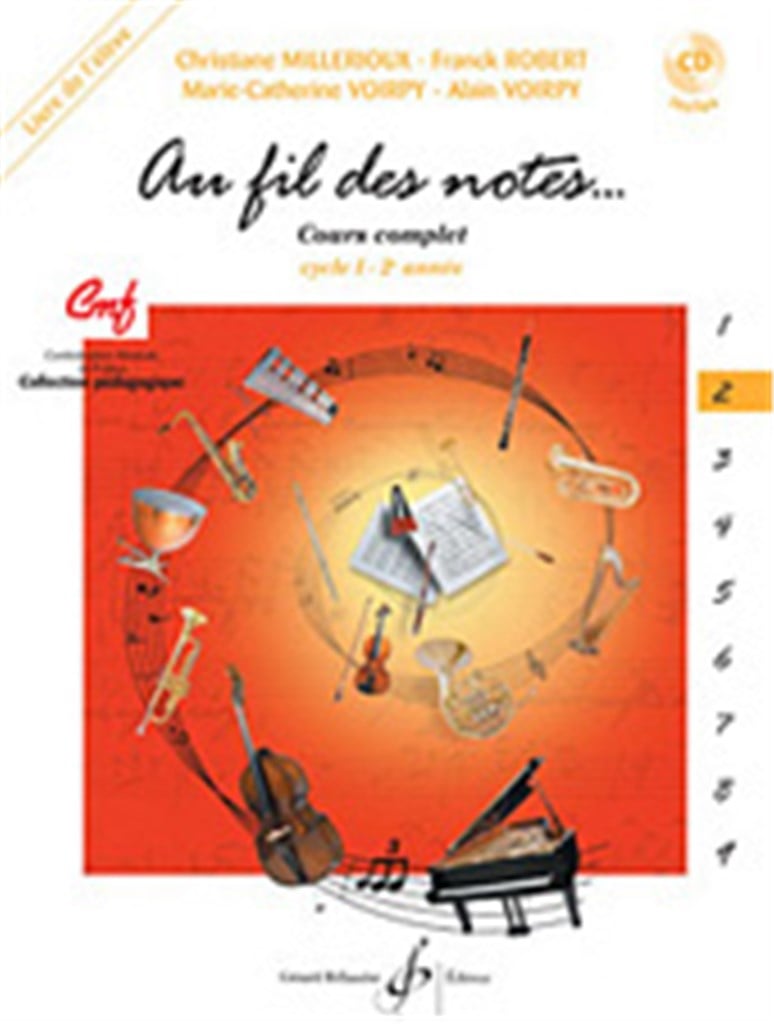 Au fil des Notes - Volume 2 - livre de l'élève