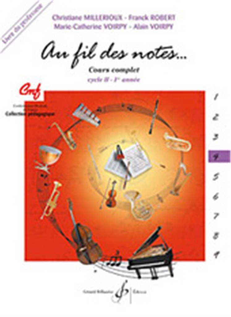 Au fil des Notes - Volume 4 - livre du professeur