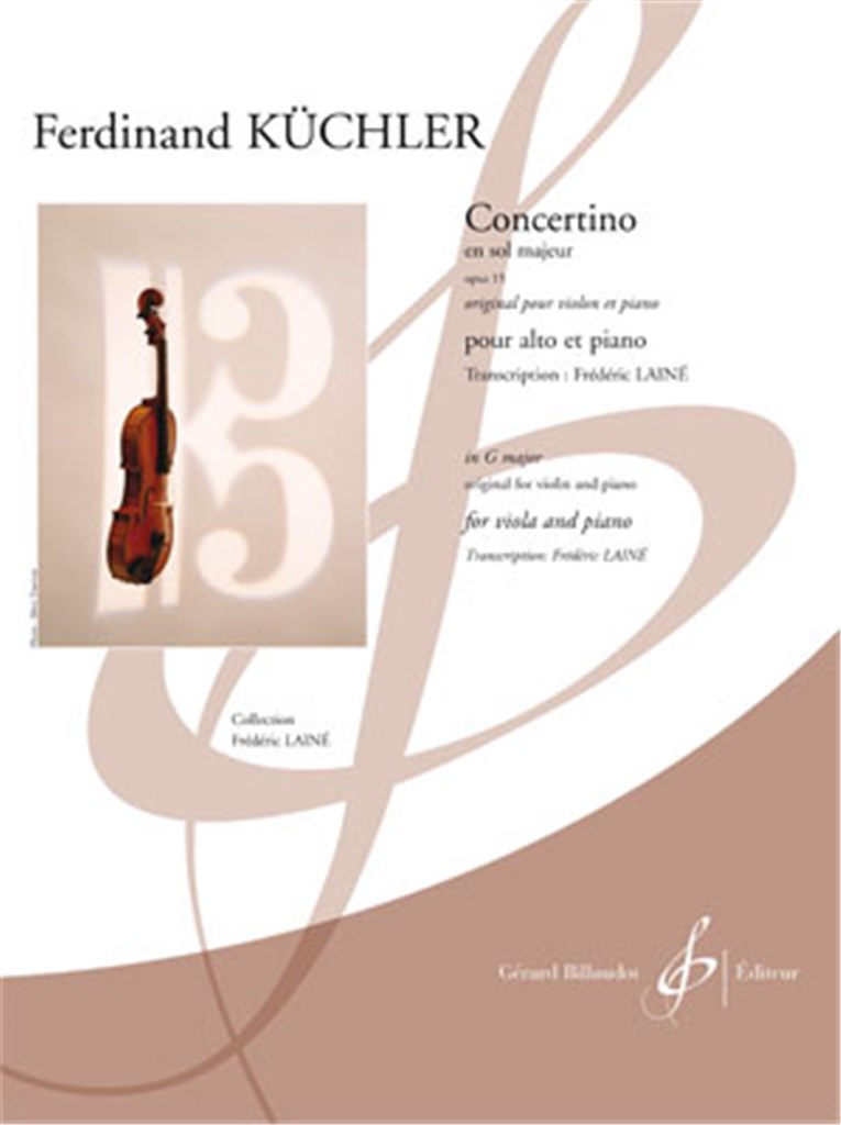 Concertino En Sol Majeur Opus 15