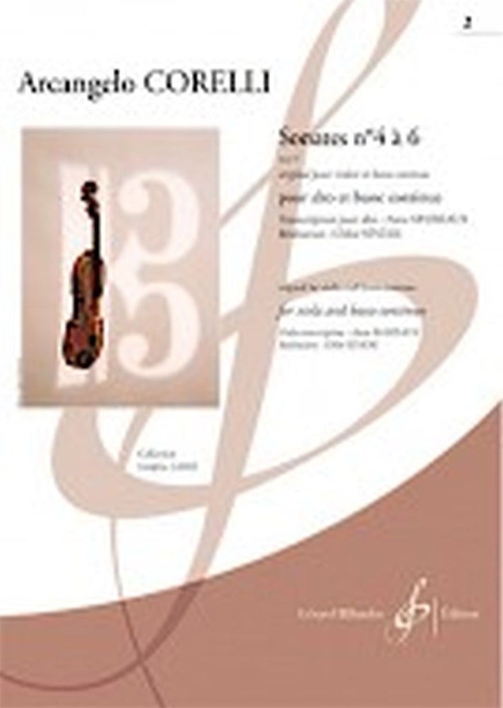 Sonates n° 4 à 6 Opus 5