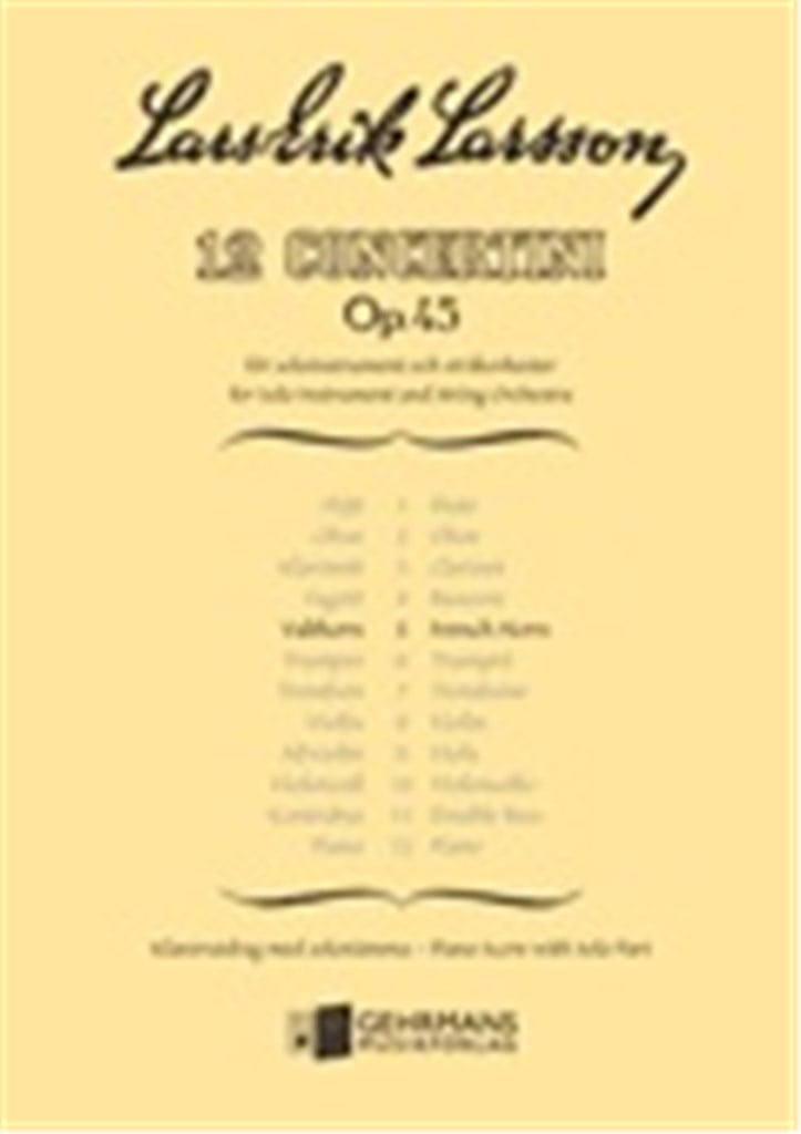 Concertino Op. 45 n°5