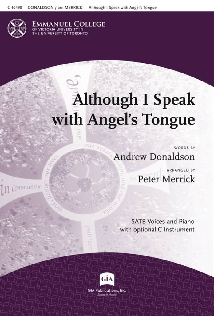 Although I Speak with Angel's Tongue