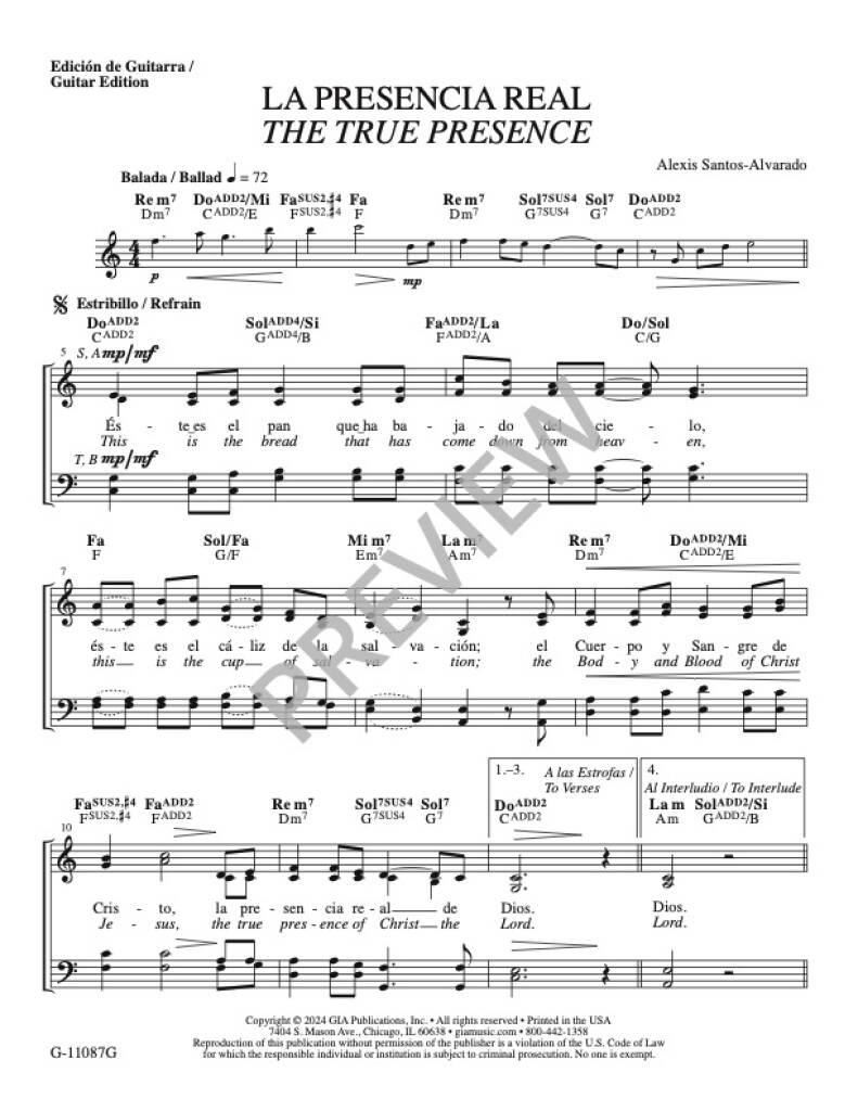 La Presencia Real / The True Presence