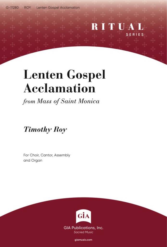 Lenten Gospel Acclamation