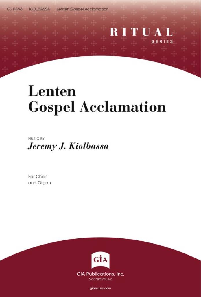 Lenten Gospel Acclamation