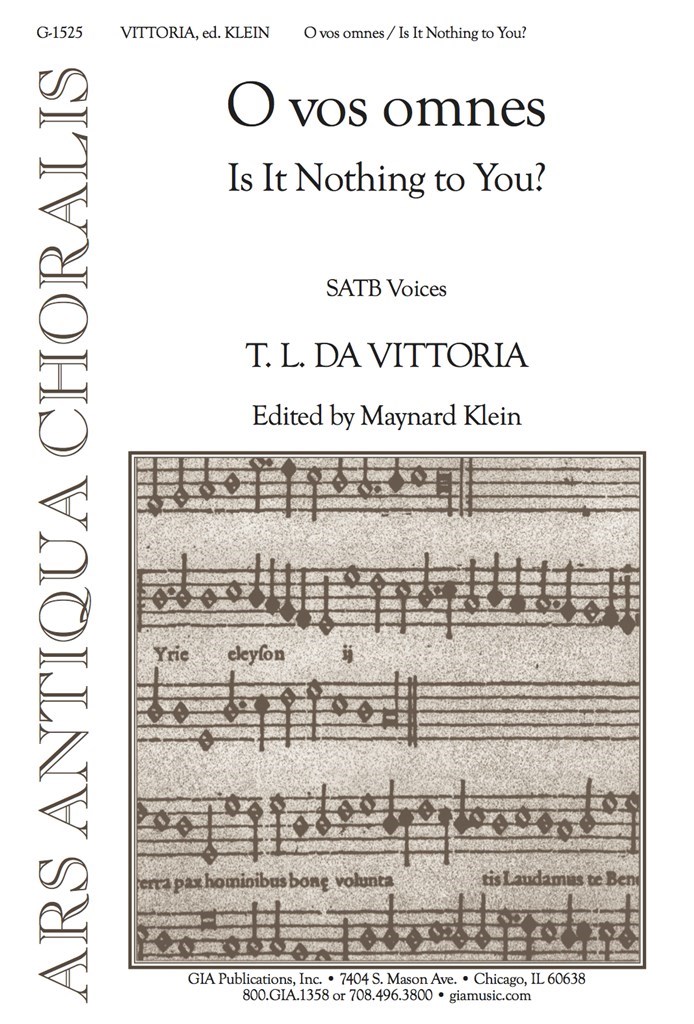 O Vos Omnes (Is It Nothing to You)