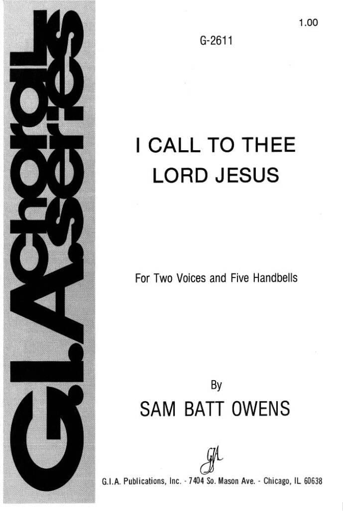 I Call to Thee, Lord Jesus