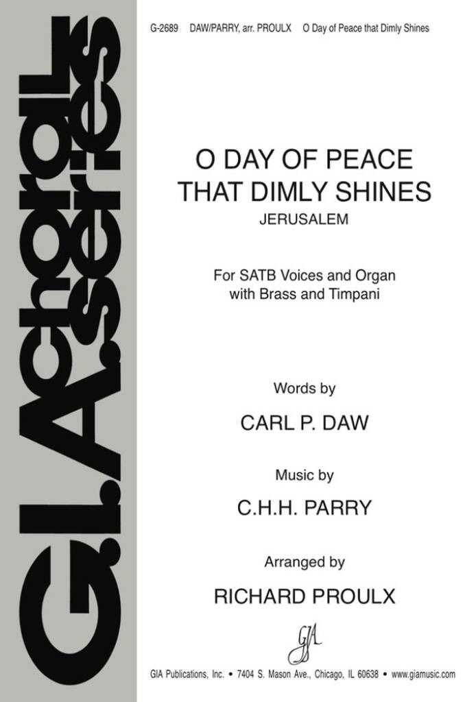 O Day of Peace That Dimly Shines
