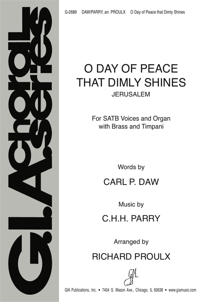 O Day of Peace That Dimly Shines