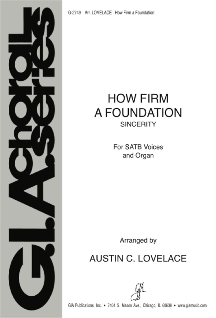 How Firm a Foundation