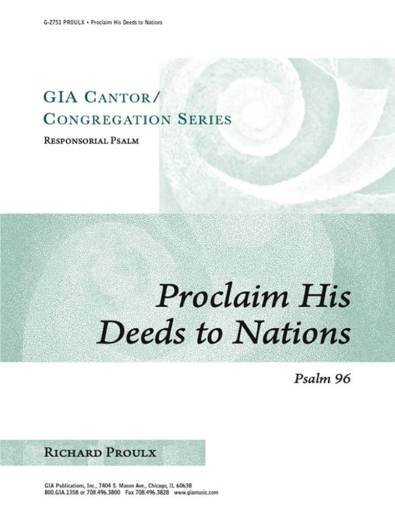 Proclaim His Deeds to Nations Psalm 95(96)