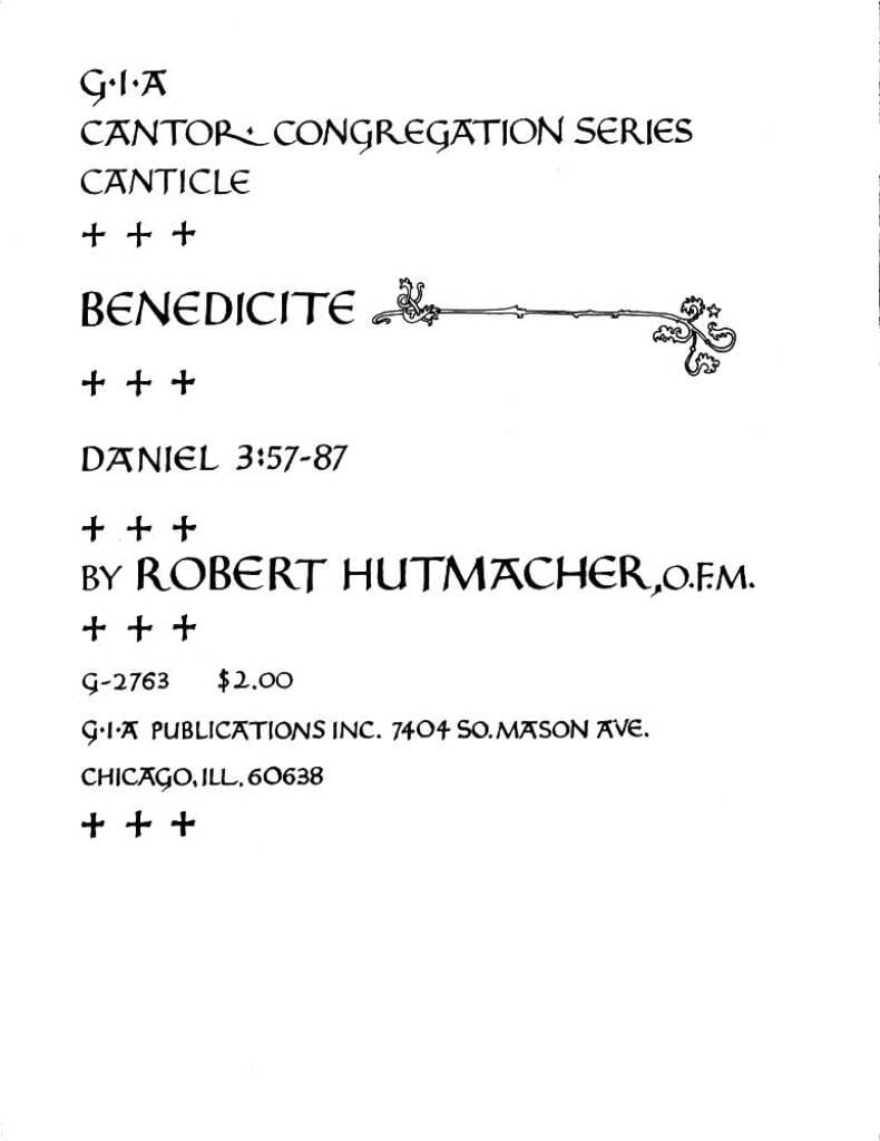 Benedicite