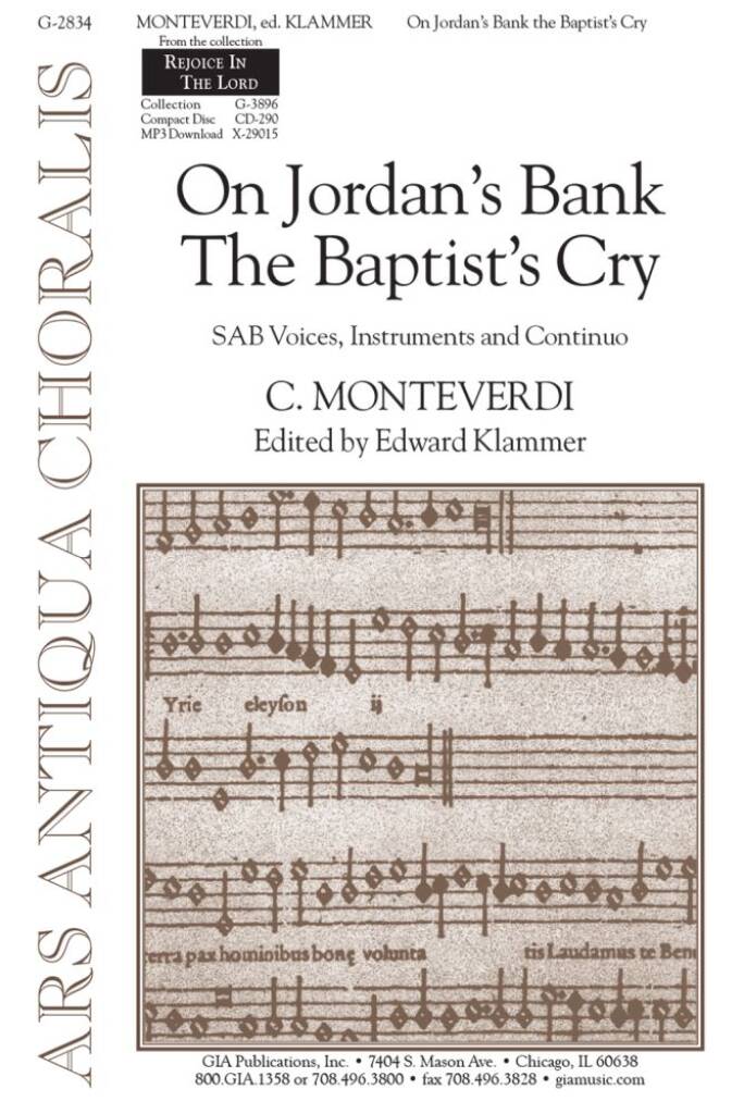 On Jordan's Bank the Baptist's Cry