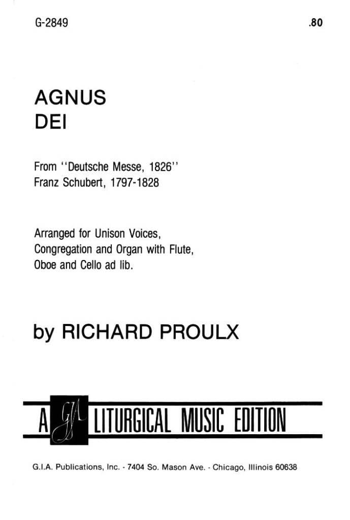 Agnus Dei - German Mass