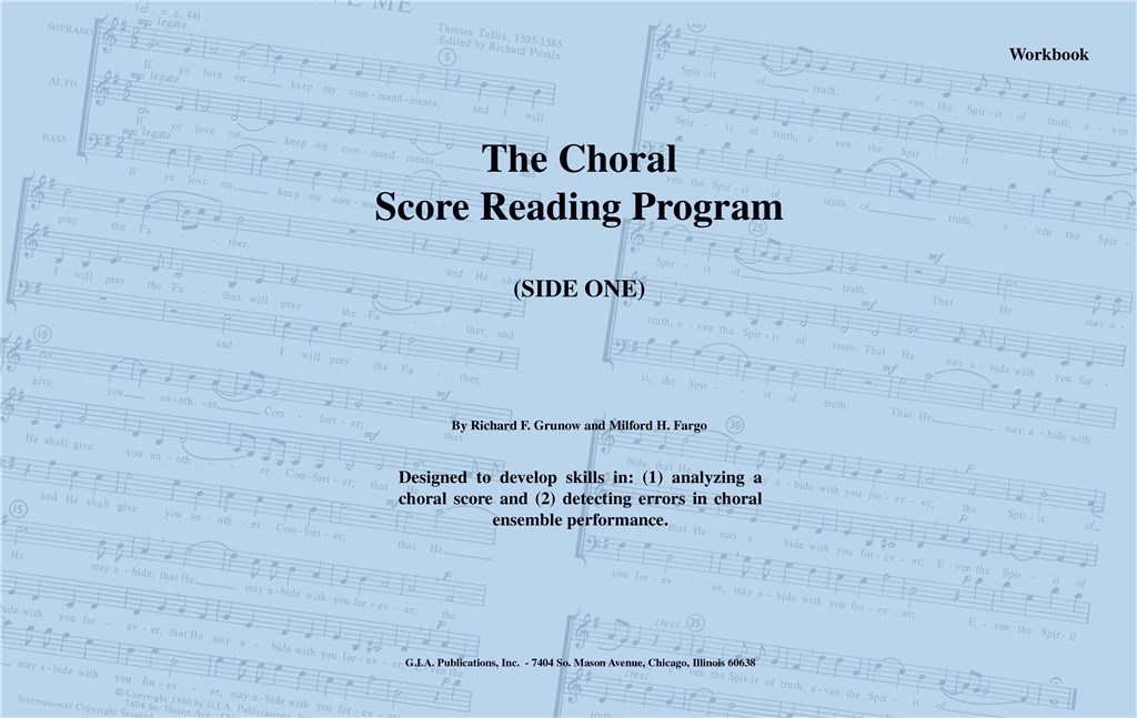 Choral Score Reading Program CD