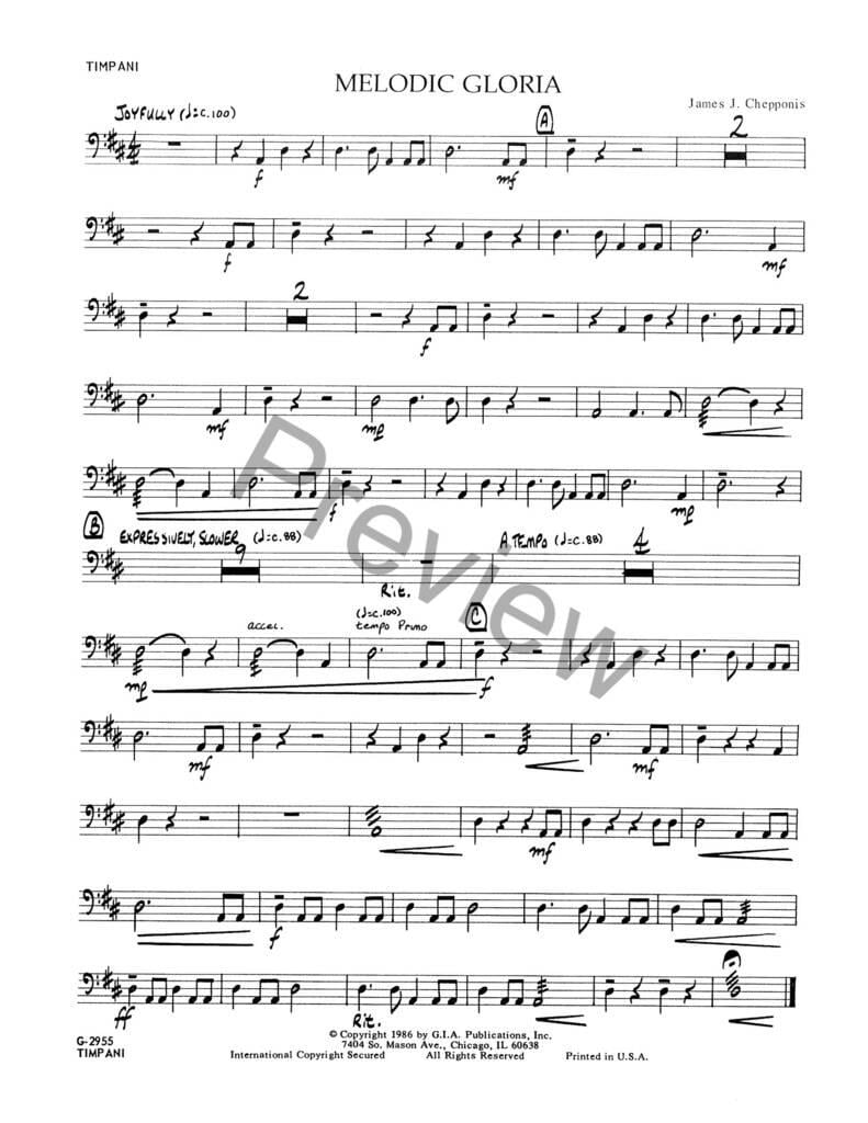 Melodic Gloria