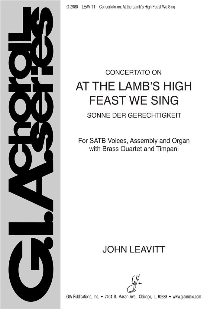 At the Lamb's High Feast We Sing