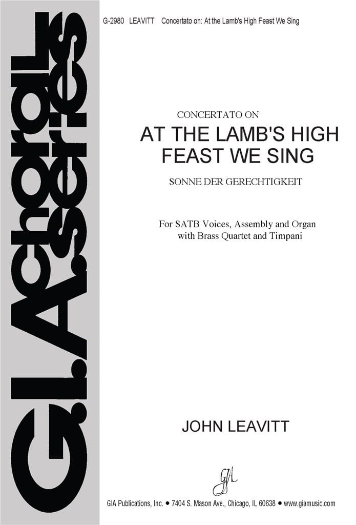 At the Lamb's High Feast We Sing