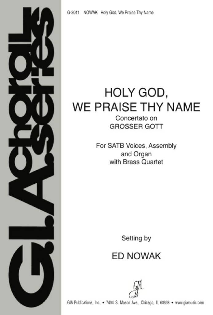 Holy God, We Praise Thy Name