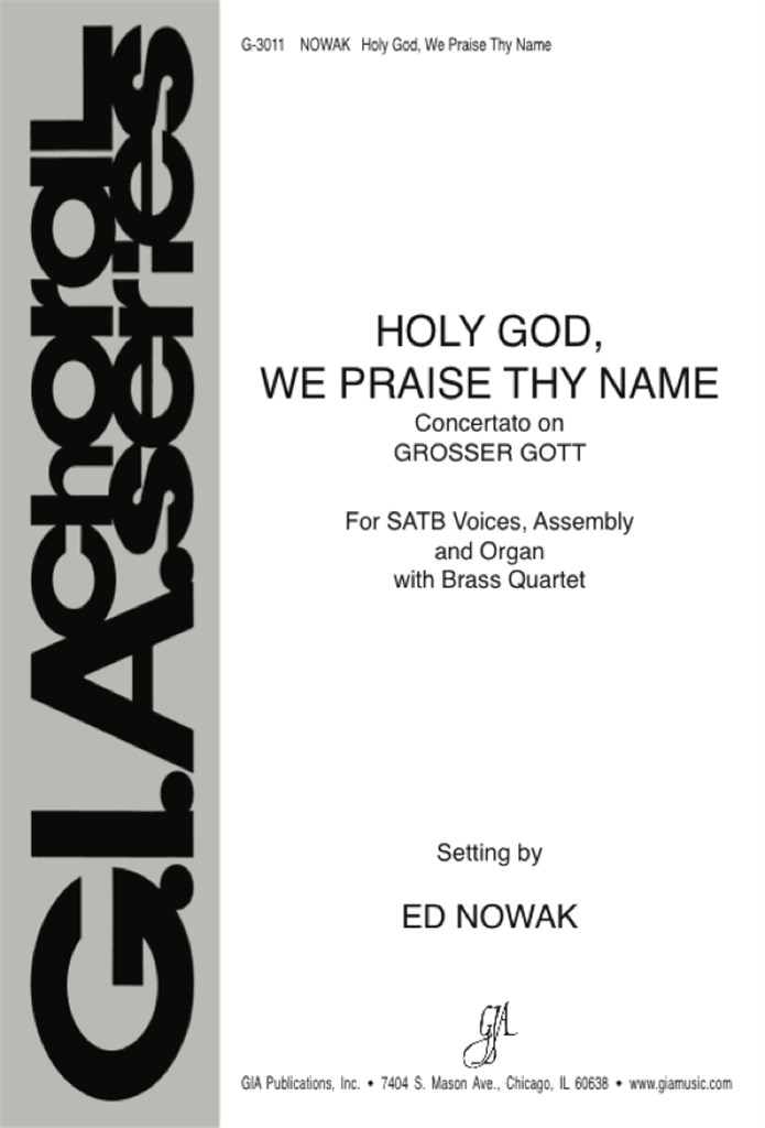 Holy God, We Praise Thy Name