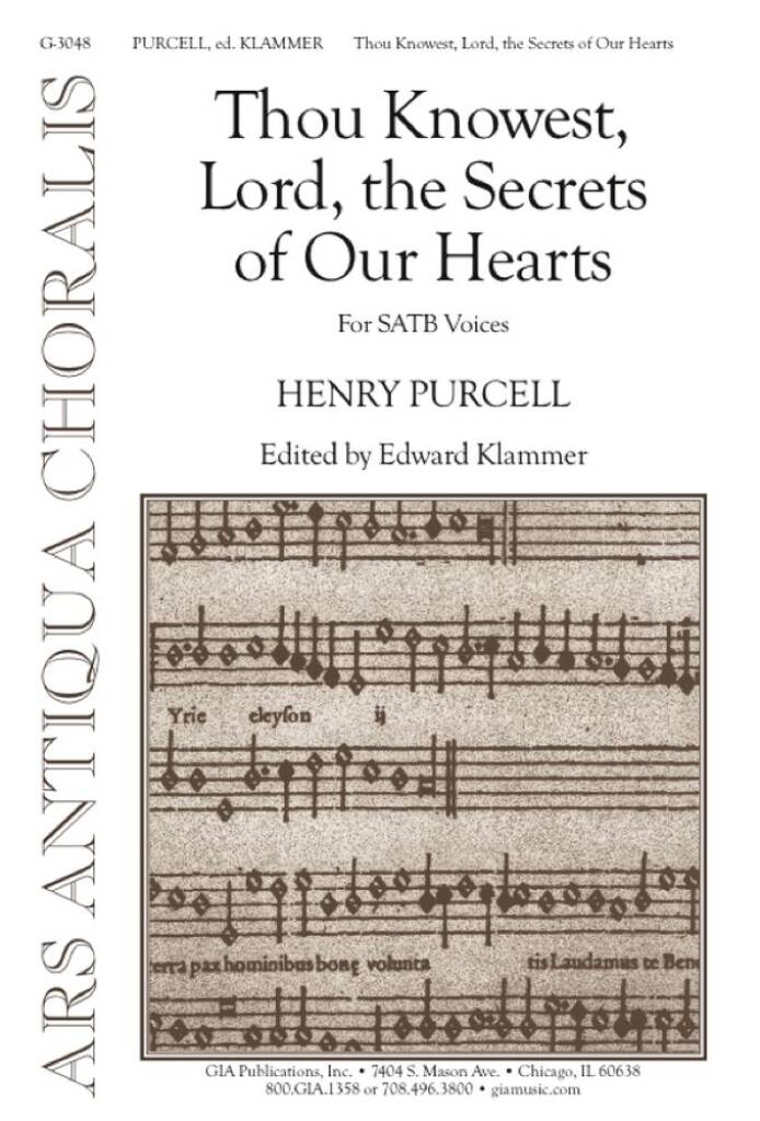 Thou Knowest, Lord, the Secrets of Our Hearts