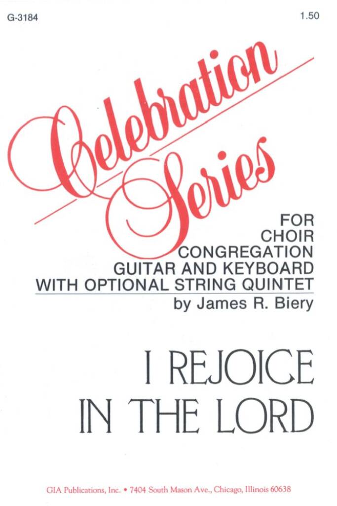 I Rejoice in the Lord