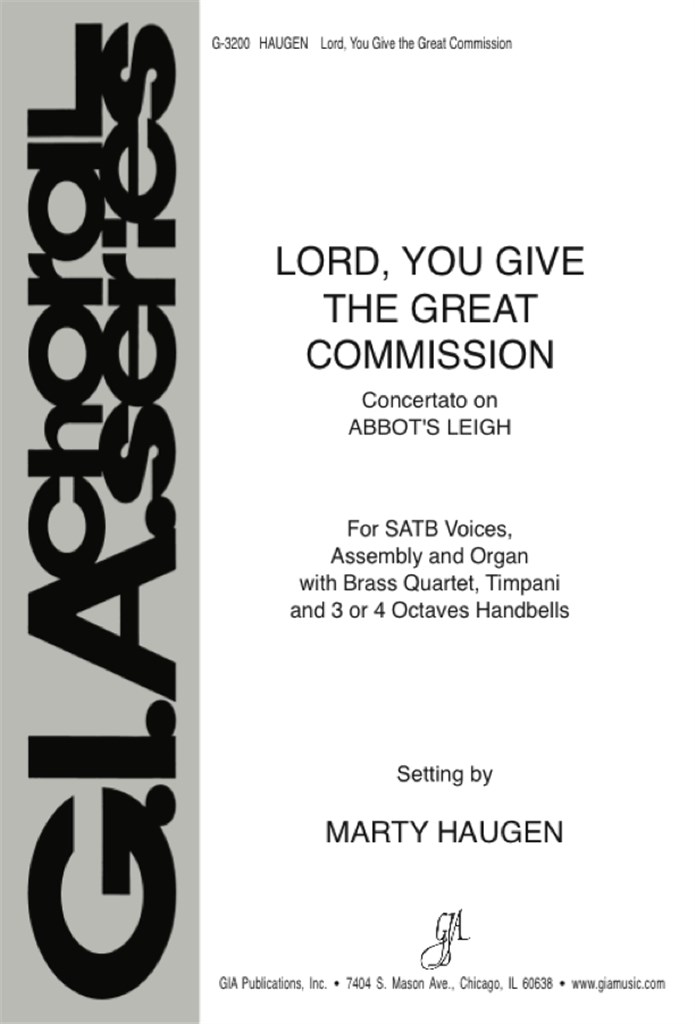 Lord, You Give the Great Commission