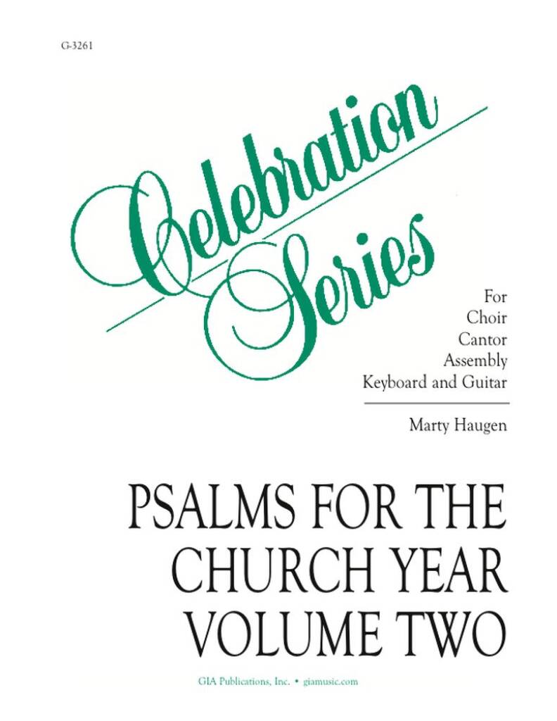 Psalms for the Church Year - Volume 2