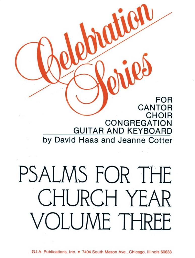 Psalms for the Church Year - Volume 3