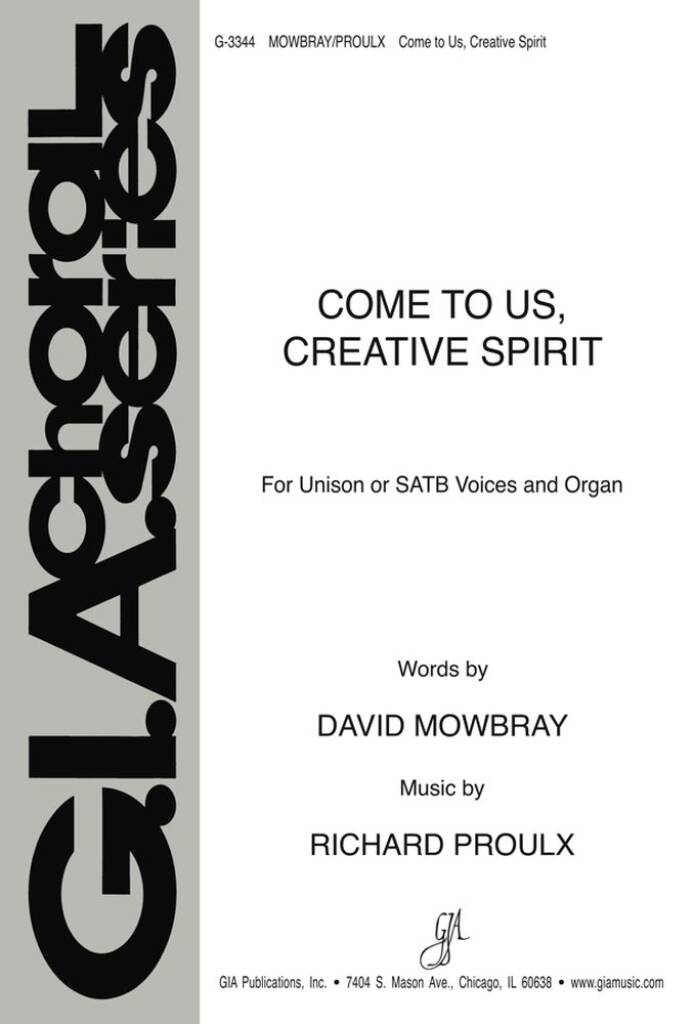 Come to Us, Creative Spirit