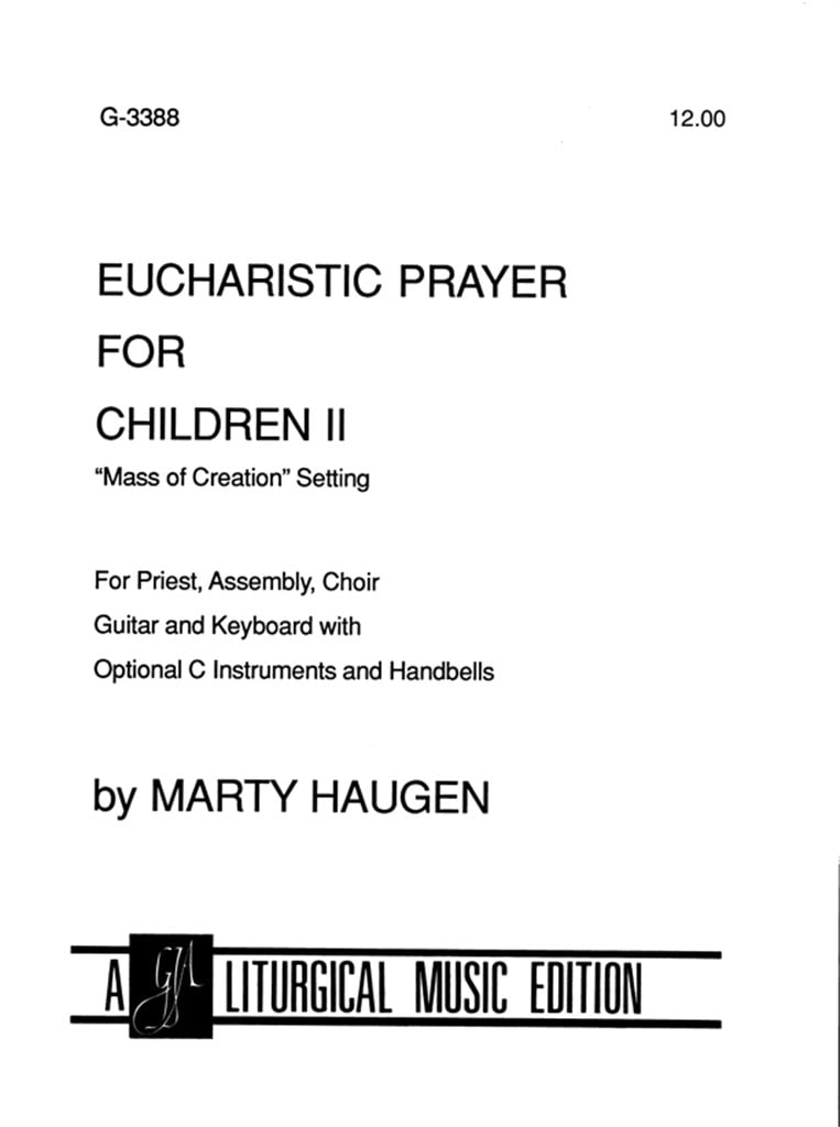 Euch. Prayer for Children II-Assembly Edition