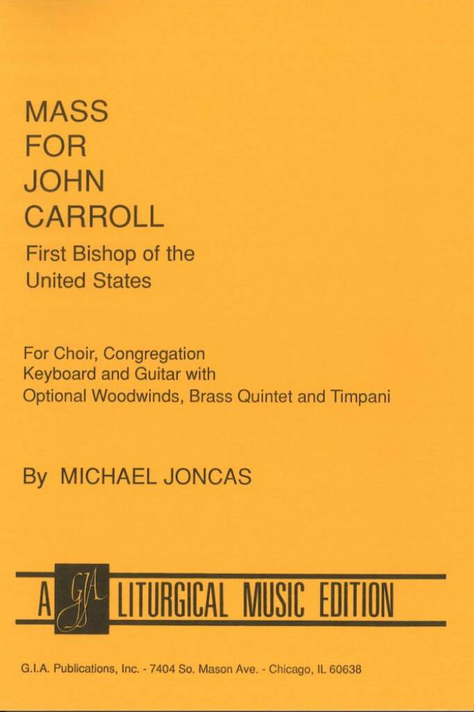 Mass for John Carroll-Pew Edition